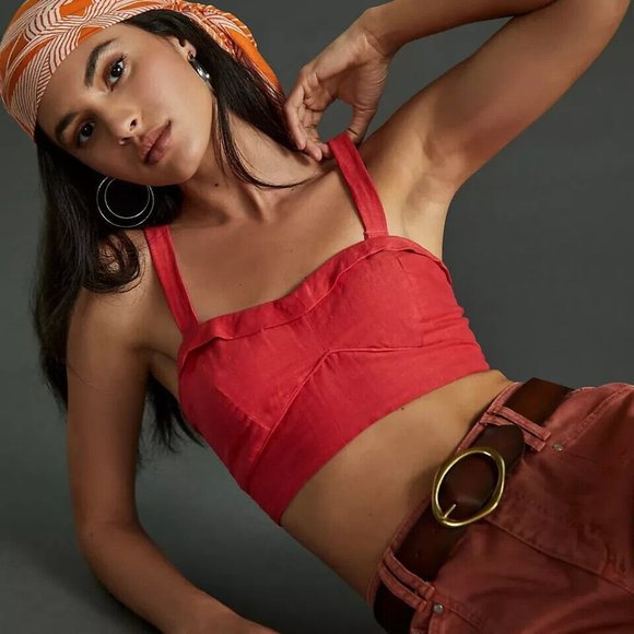 Anthropologie Tops - Anthropologie Maeve Bustier Top